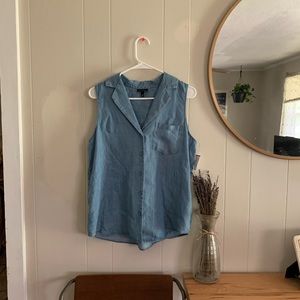 NWT Who what wear jean Buttondown